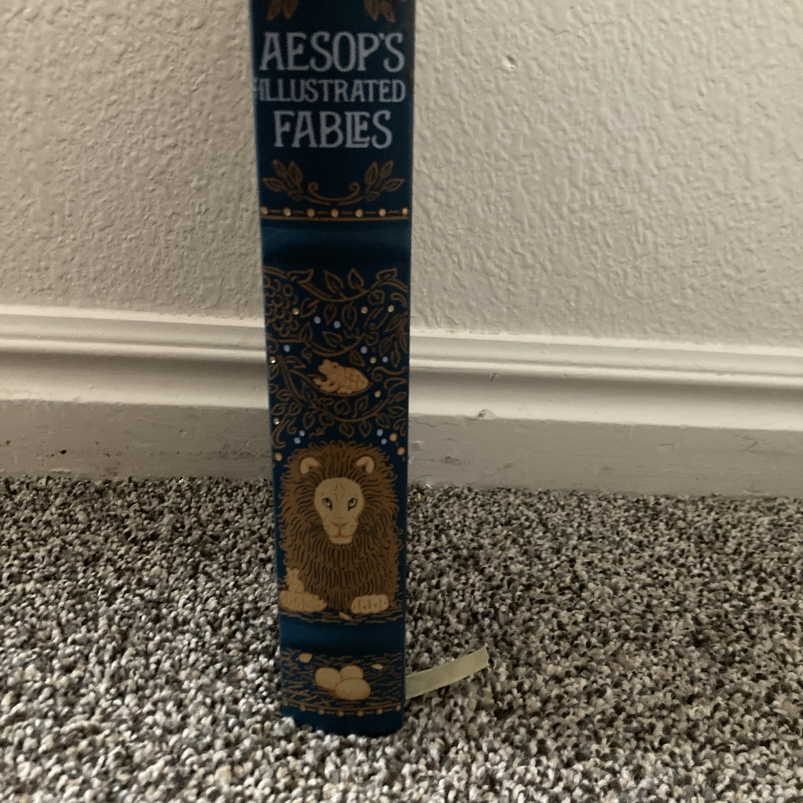 Aesop’s Illustrated Fables Barnes And Noble Leather Hardcover Collectors Edition