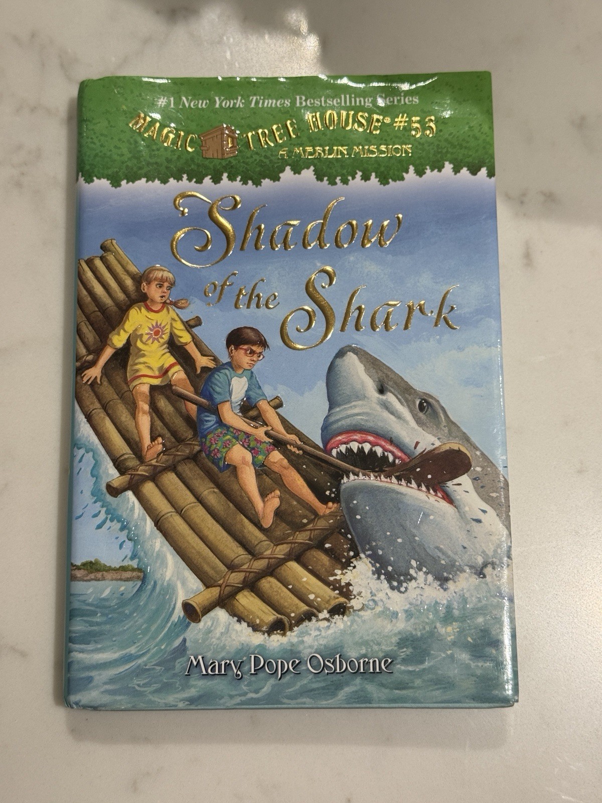 Shadow of the Shark by Mary Pope Osborne (2015, Hardcover)