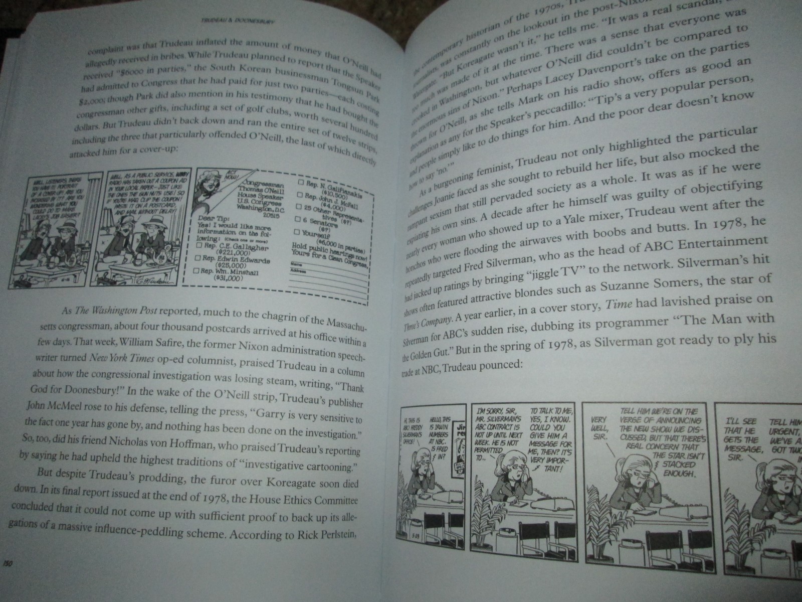 TRUDEAU & DOONESBURY Biography: The Cartoonist Who Turned the News Into Art-NEW!