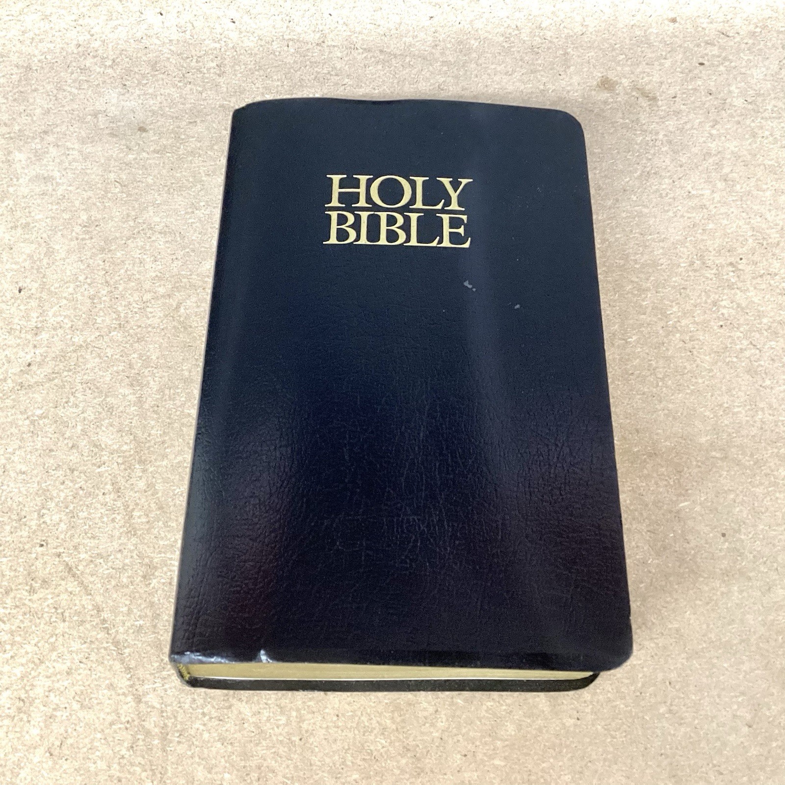Lux-Leather Black Holy Bible