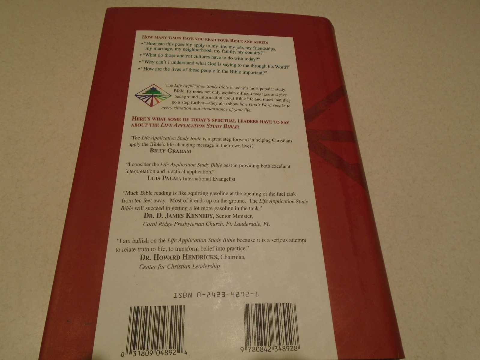 Life Application Study Bible NIV Tyndale Hardcover