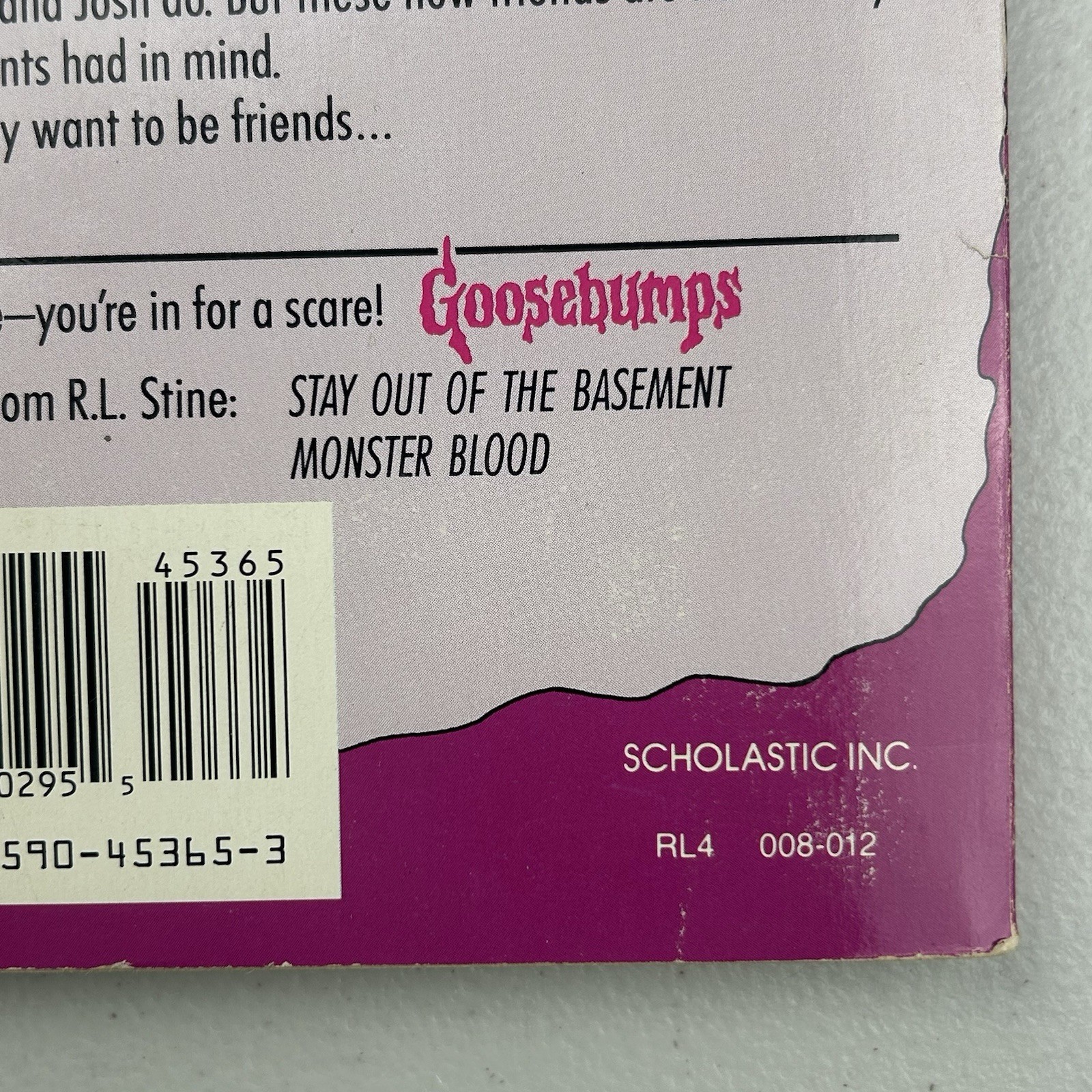 Goosebumps Welcome To Dead House Book RL Stine 1992 Unnumbered 1st Edition Print