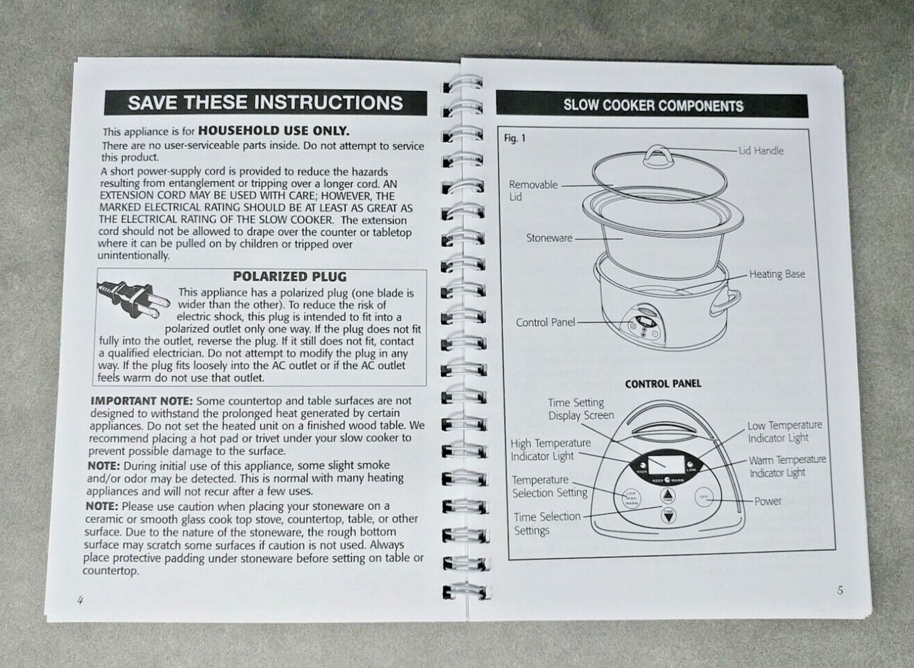 Crockpot Slow Cooker Spiral Cookbook 86 pages of How to Use Tips Hints & Recipes