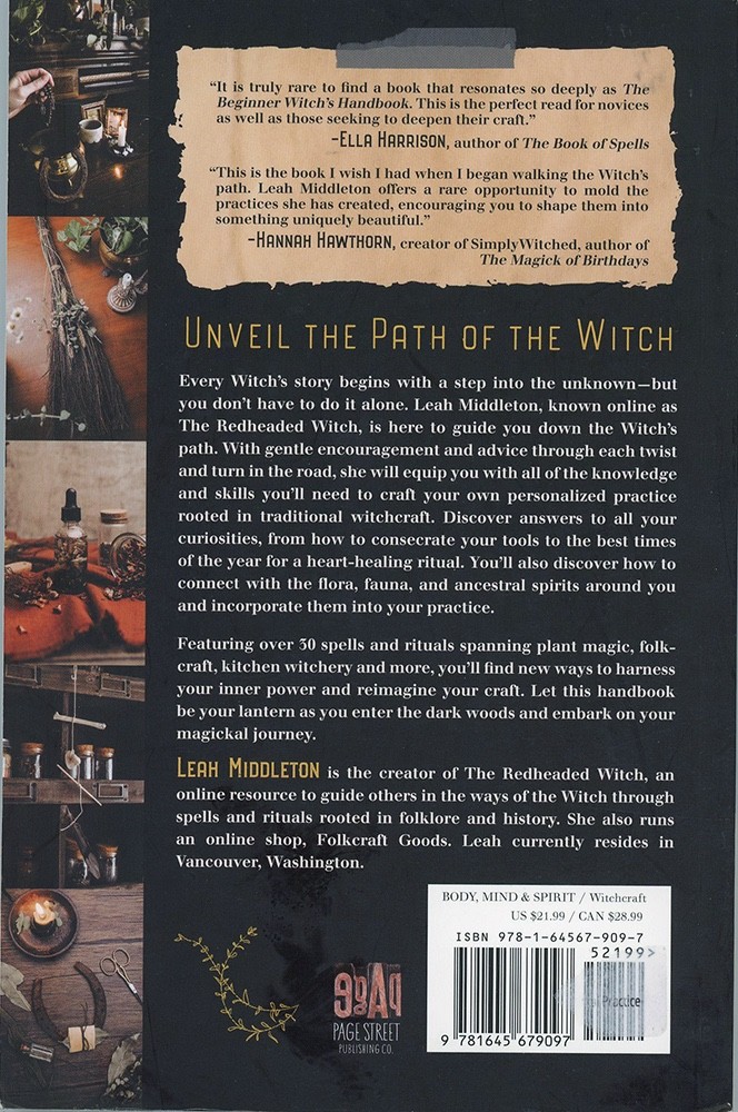 BEGINNER WITCH’S HANDBOOK – 2025 PB – BRAND NEW