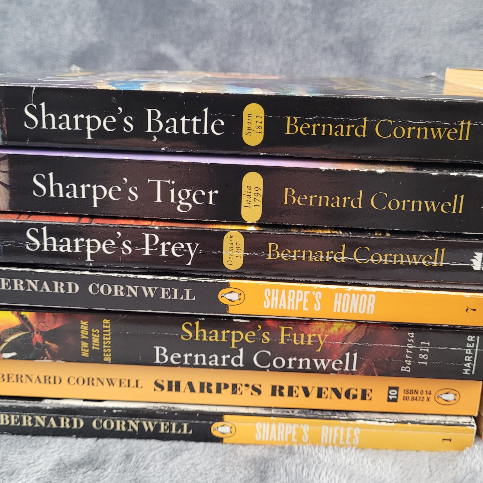 Bernard Cornwell Lot of 15 Richard Sharpe Novels