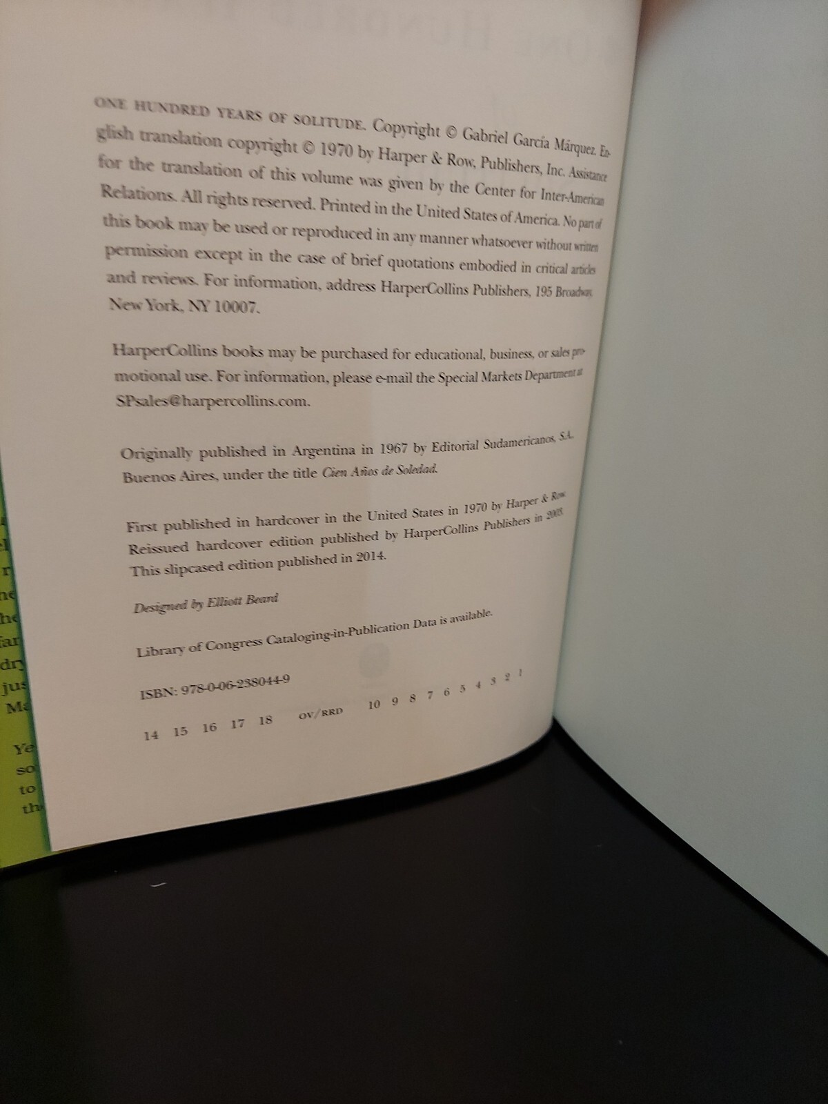 One Hundred Years of Solitude Slipcased Edition by Gabriel García Márquez (2014,