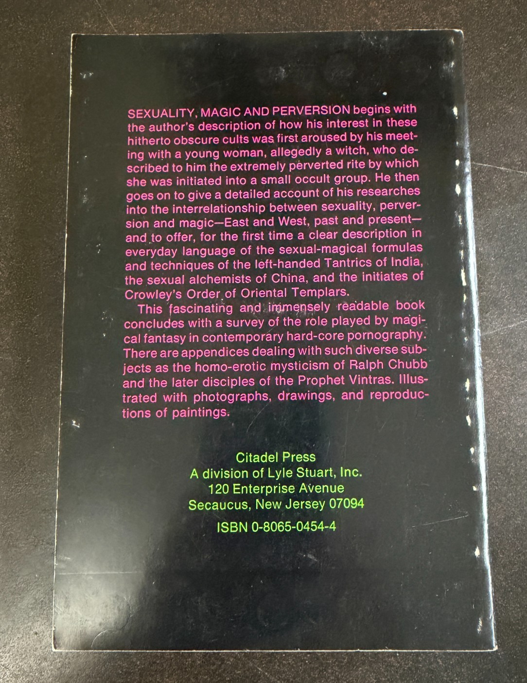 Sexuality, Magic and Perversion by Francis King – PB/1974/Good+