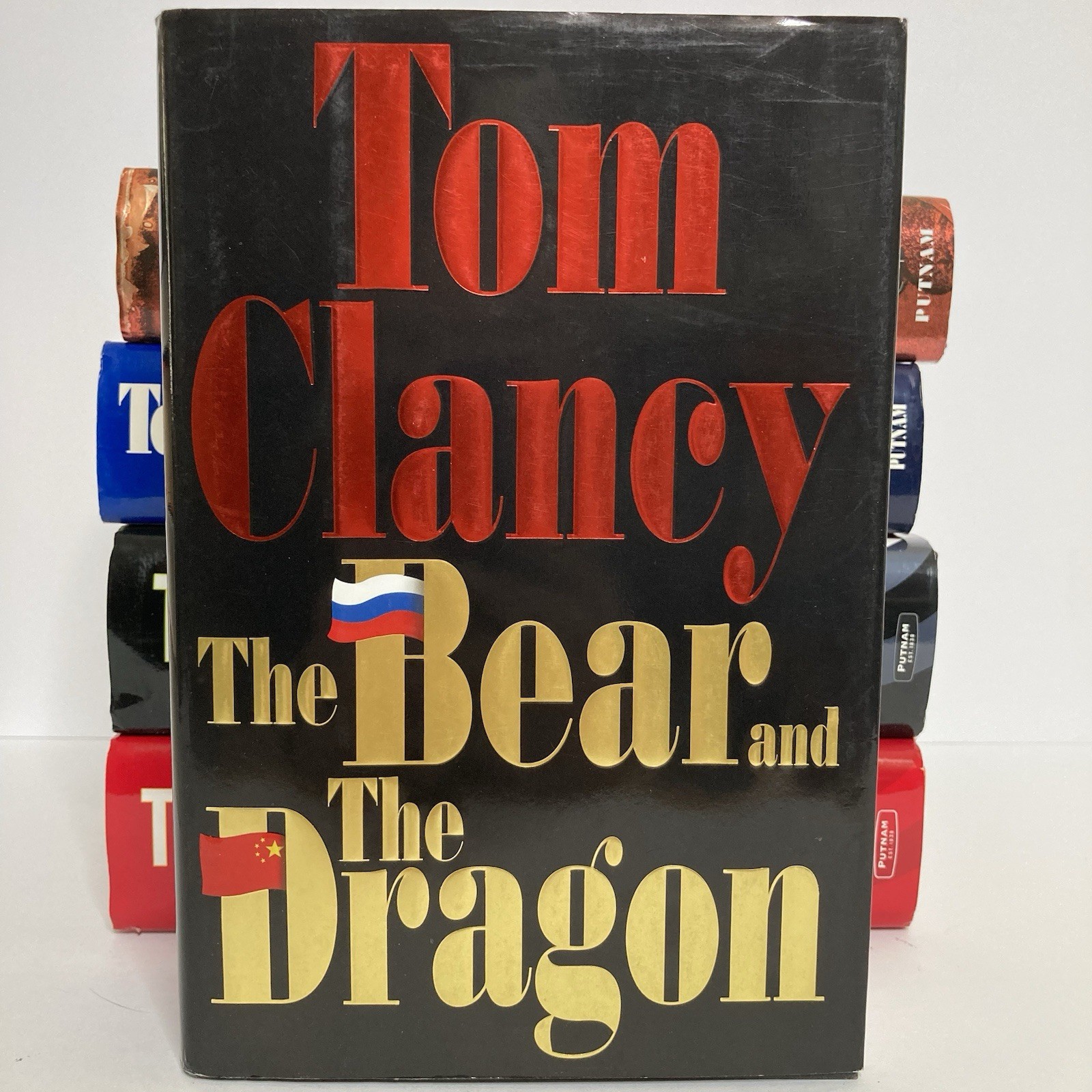 Lot of 9 Tom Clancy Jack Ryan Books HC/DJ Executive Orders Rainbow Six