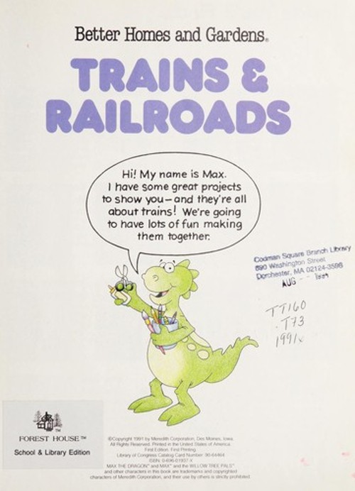 Trains and Railroads Better Homes and Gardens Staff Meredith Corp