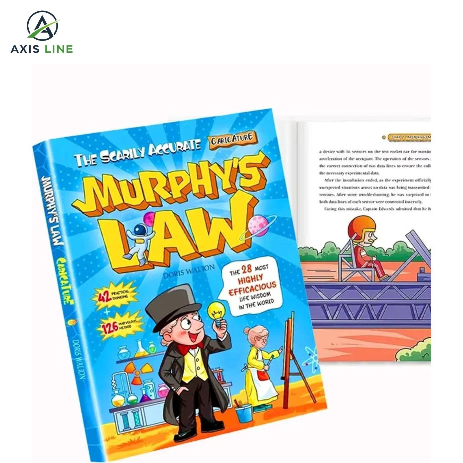 Murphy’s Law Learning Book for Kids 8-12 with 128 Pages Paperback Illustrated