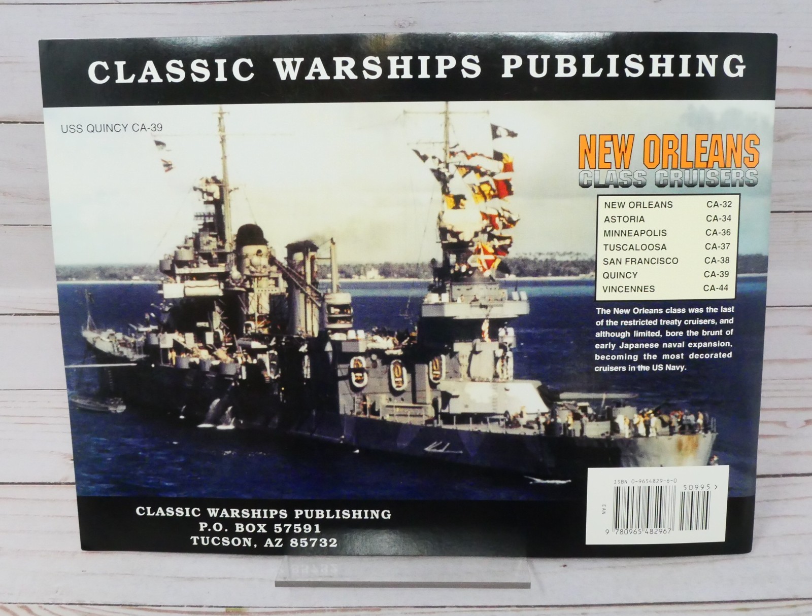 Warship Pictorial Photo Album Book 7, New Orleans Class Cruisers