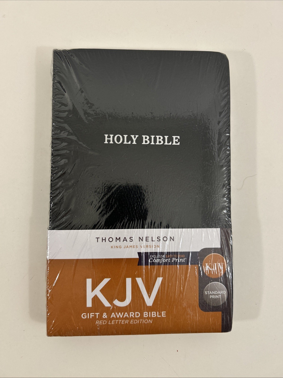 KJV Holy Bible – Gift & Award Edition, Black Imitation Leather, Red Letter Text