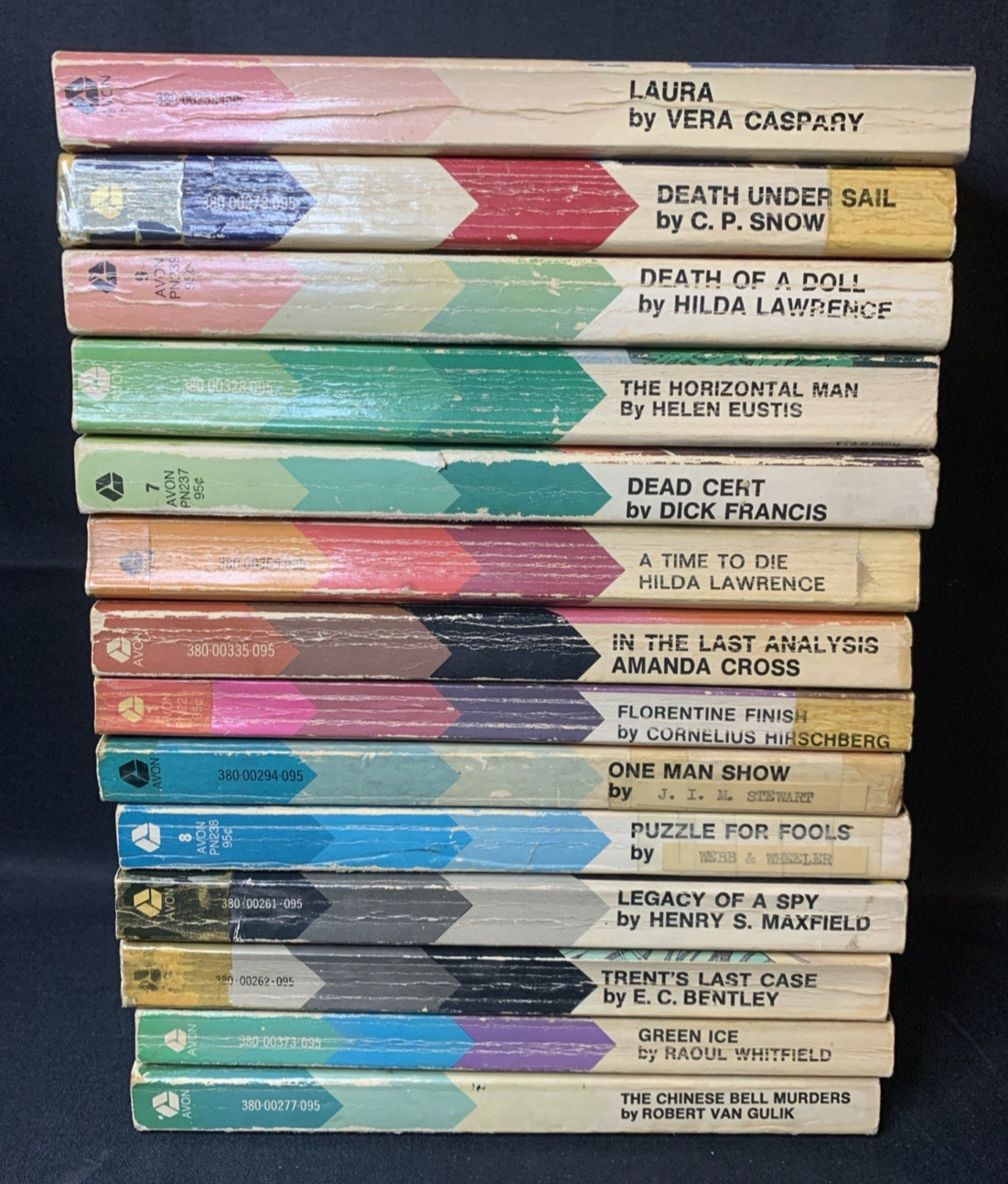 14 Avon Classic Crime Collection Lot 1969-71 MANY FIRSTS Vintage Noir Pulp Books