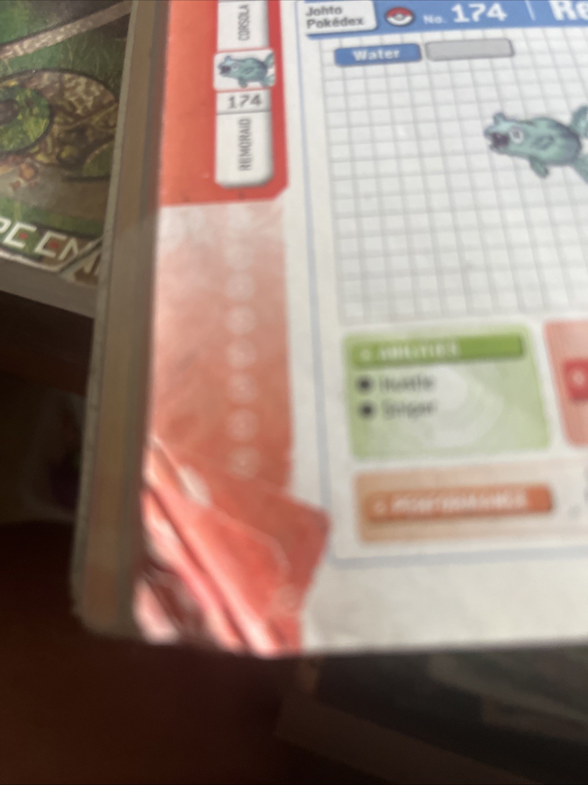 Pokemon HeartGold & SoulSilver Strategy Guide Poster Nintendo DS W/poster