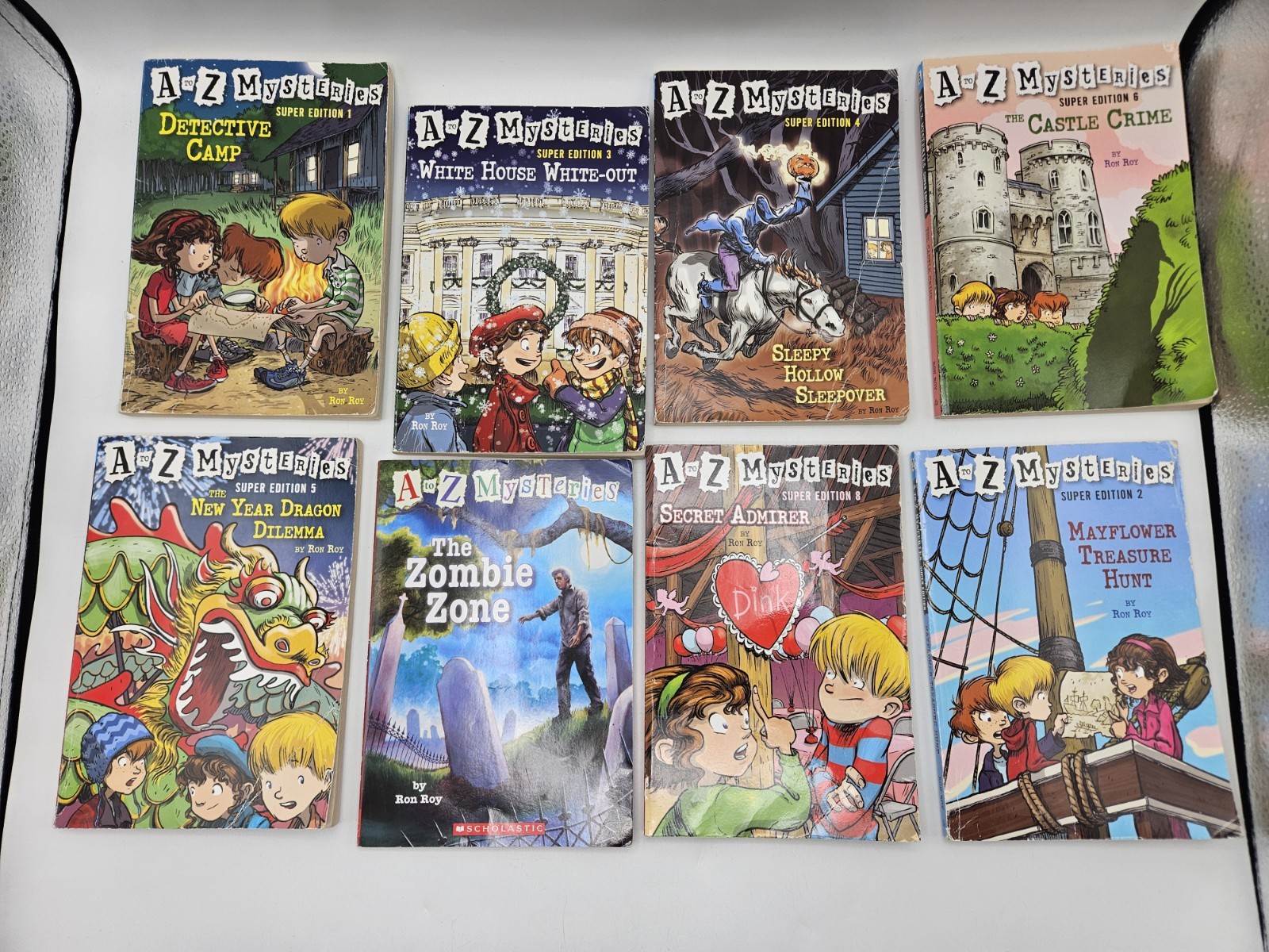 34 A to Z Mysteries Chapter Book Lot – by Ron Roy