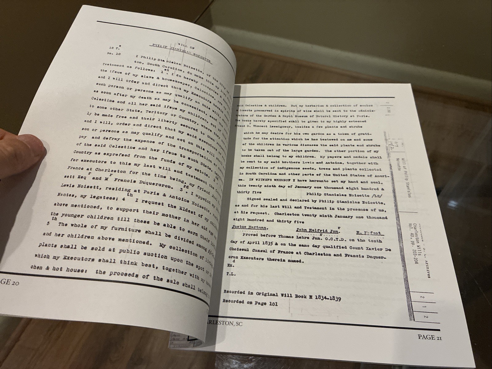 The Noisettes Since 1710 Family Genealogy Book – Margaret Noisette – 86 Pages