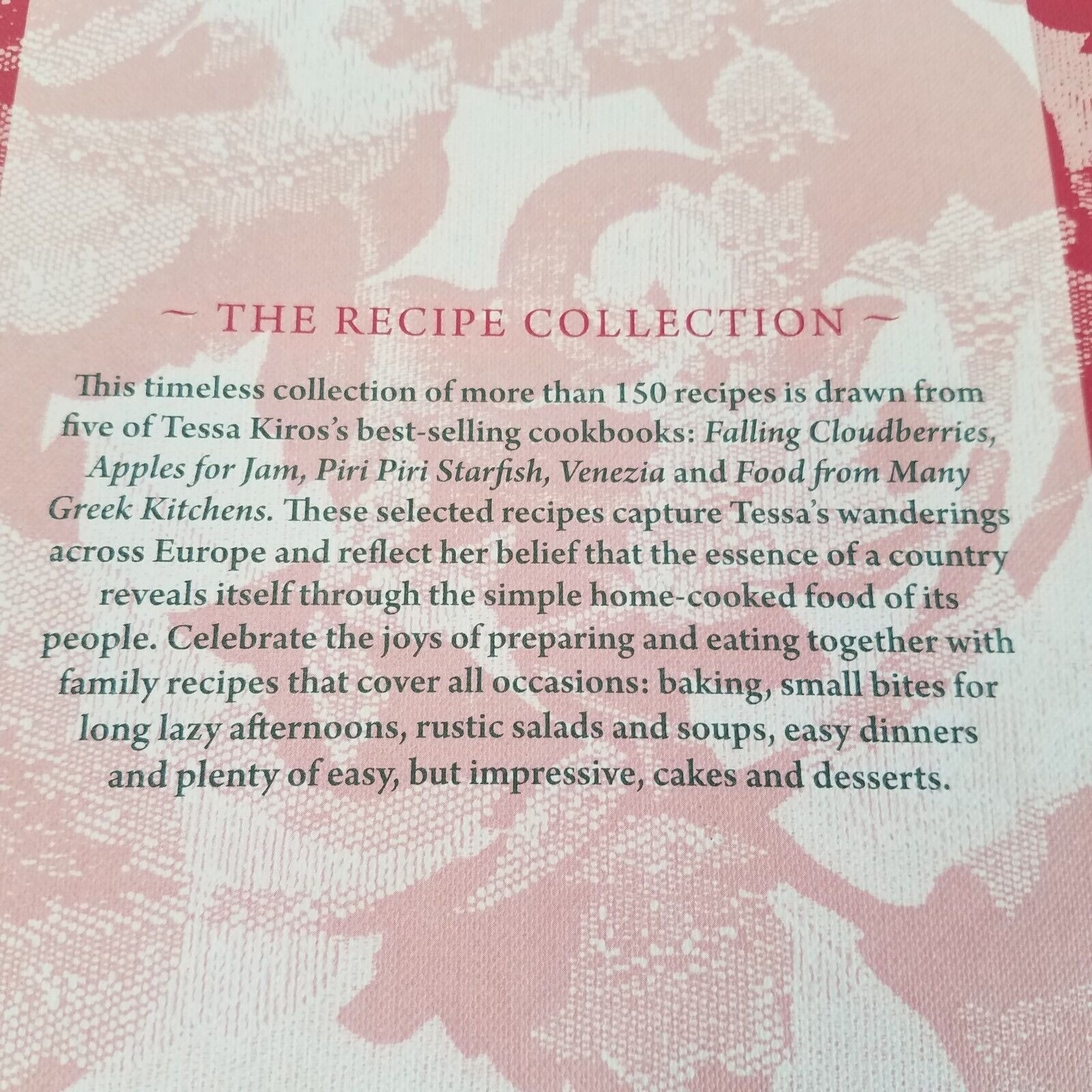 Tessa Kiros The Recipe Collection Book 2014 340 + Pages Gorgeous Photos Cookbook