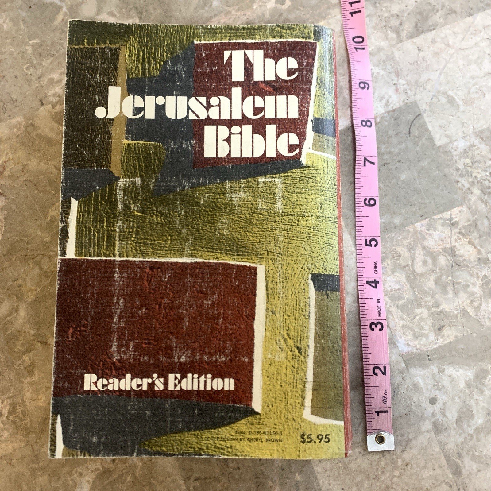 The Jerusalem Bible Reader’s Edition Paperback Book 1968 Doubleday 1960s Vintage