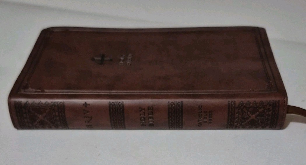 NRSV Catholic Bible, Leathersoft, Brown, Catholic Bible Press