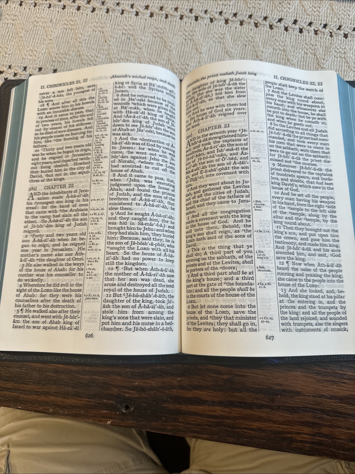 Cambridge Turquoise Ref KJV BIBLE Blue Goatskin Brand New!