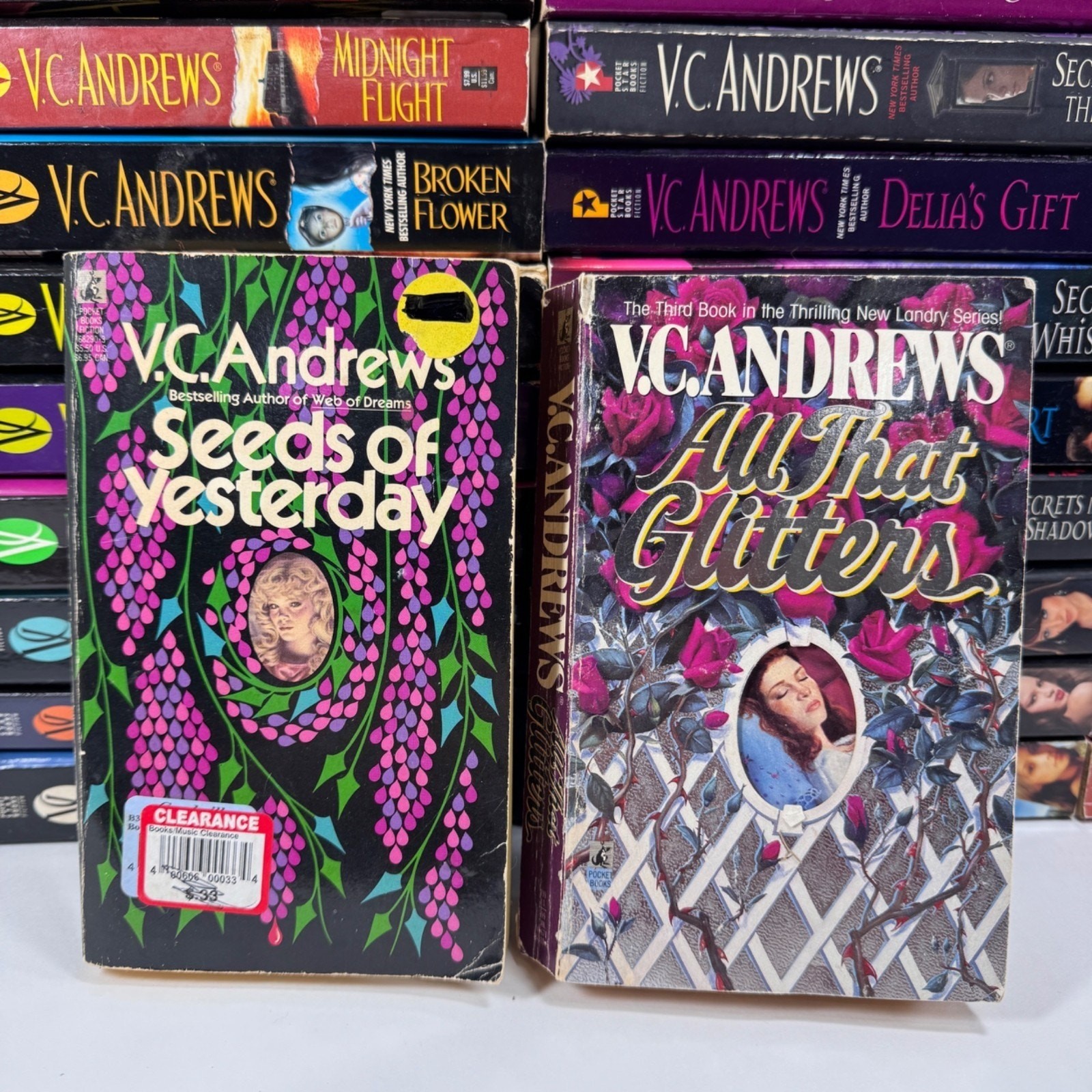 Lot 37 V.C. Andrews Books Some Keyhole Mixed Celeste Seeds of Yesterday