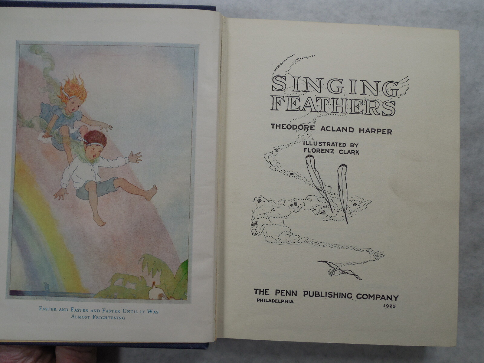 Singing Feathers by Theodore Acland Harper, 1925, Very Good, Signed