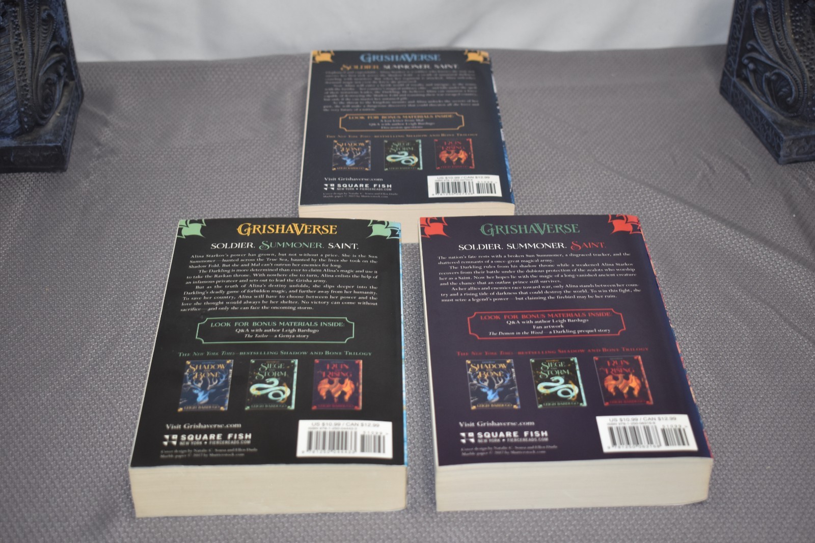 Shadow and Bone series/set by Leigh Bardugo (1st Edition/Varied Print, pb)