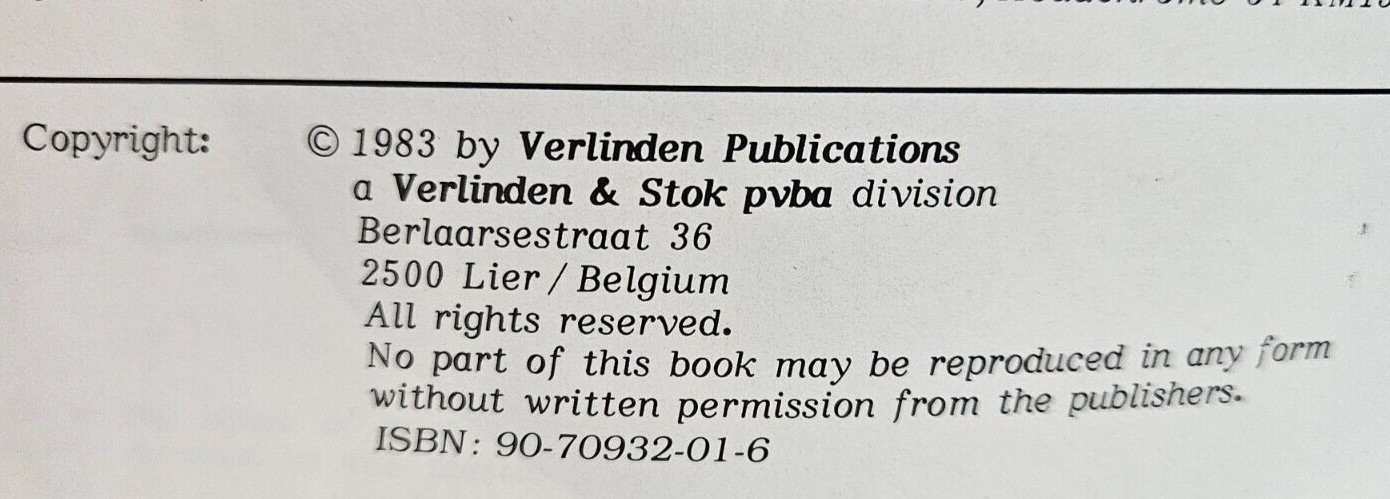 Lock ON Lockheed’s: C/N F-104, G/J Starfighter, 1983 Verlinden Publications