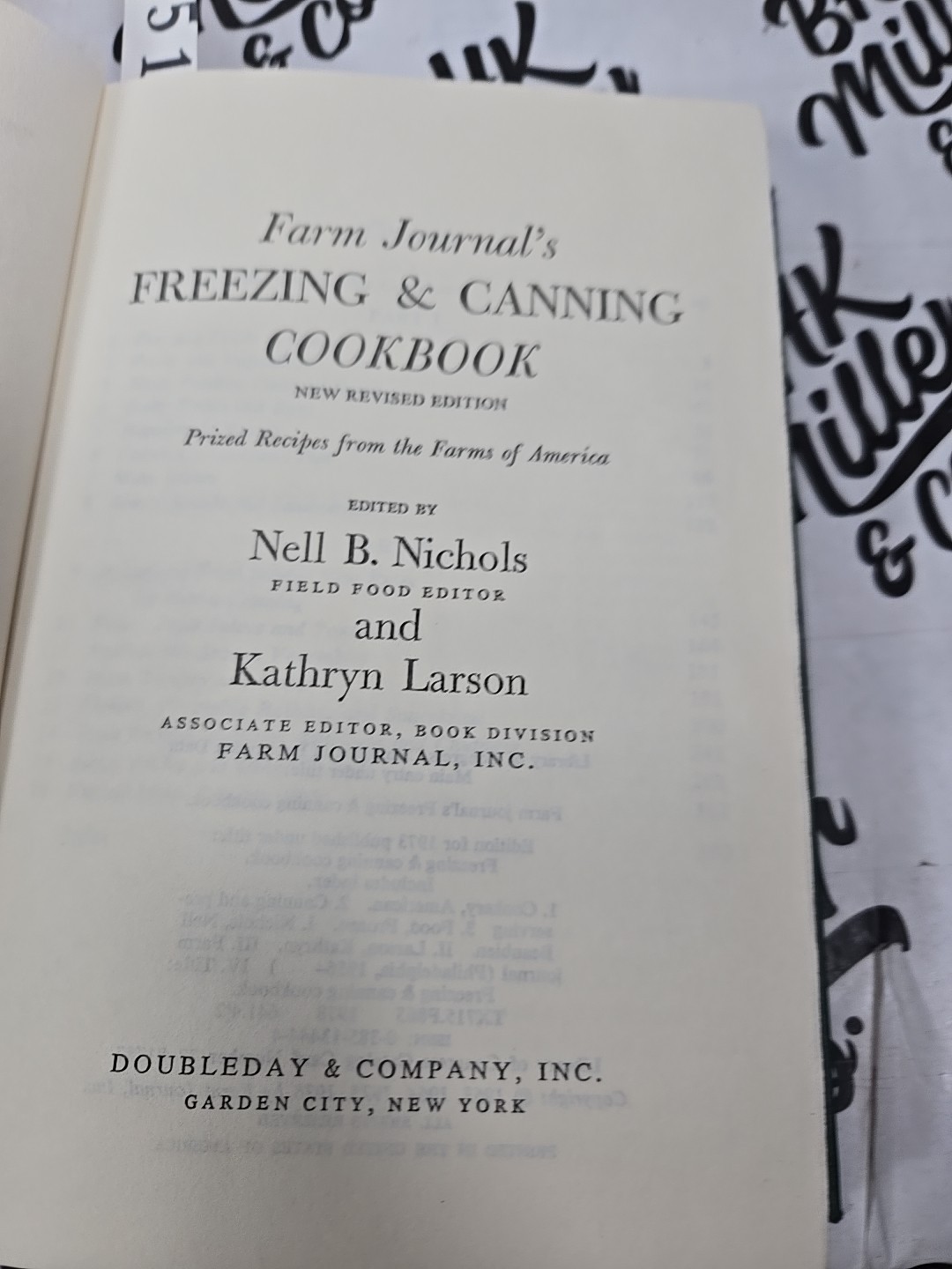 Farm Journal’s Freezing and Canning Cookbook Recipes 1978 Revised Vintage