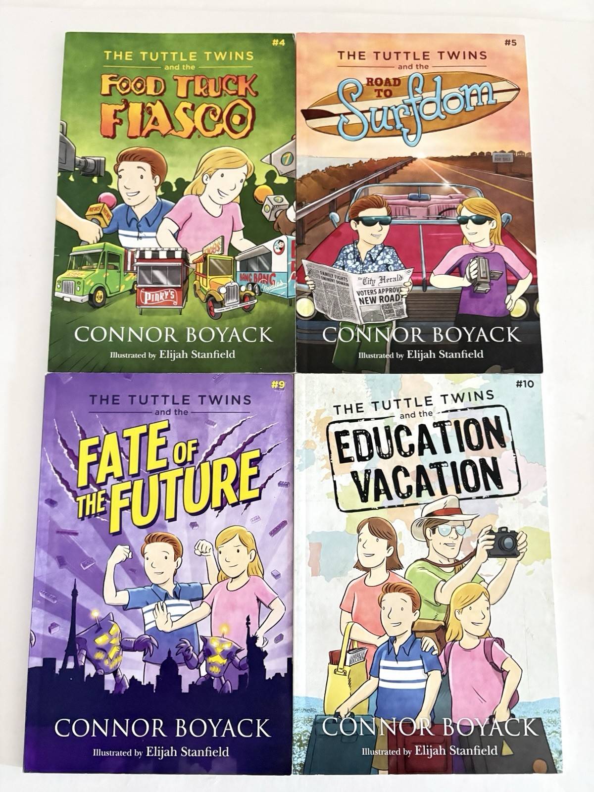 The Tuttle Twins Lot Set of 10 Paperback Books Connor Boyack Homeschool Teacher