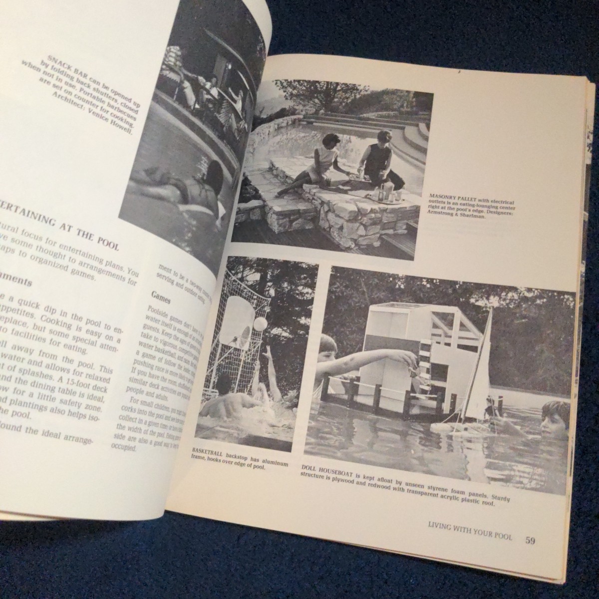 Sunset Swimming Pools Design, Landscape And Maintenance – Vintage 1970s Magazine