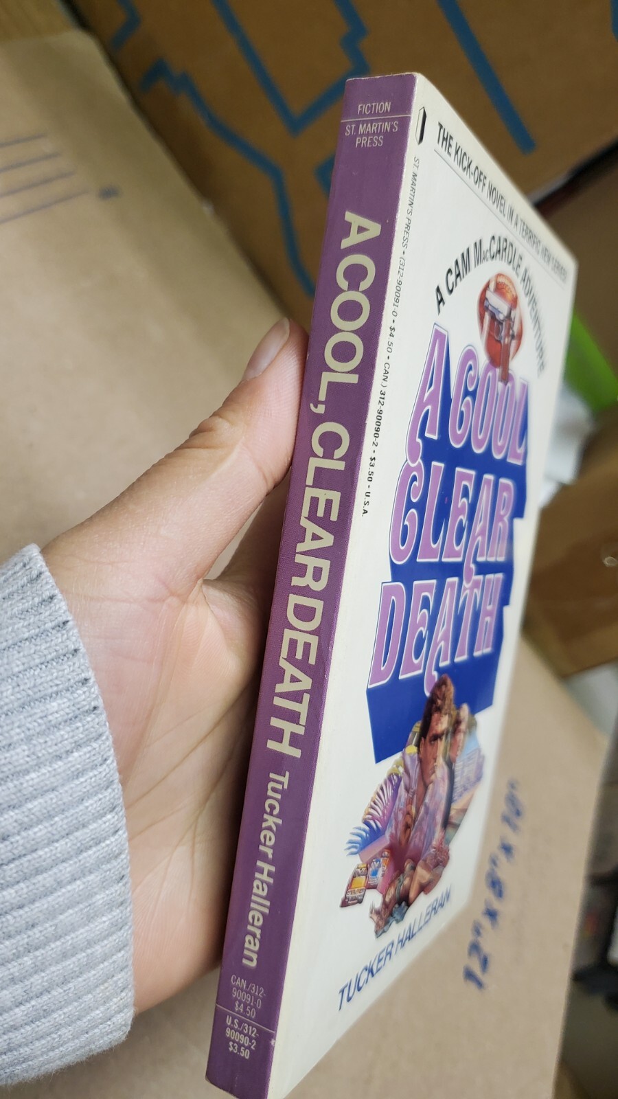 A Cool Clear Death By Tucker Halleran St. Martin’s Press 1986 Adventure