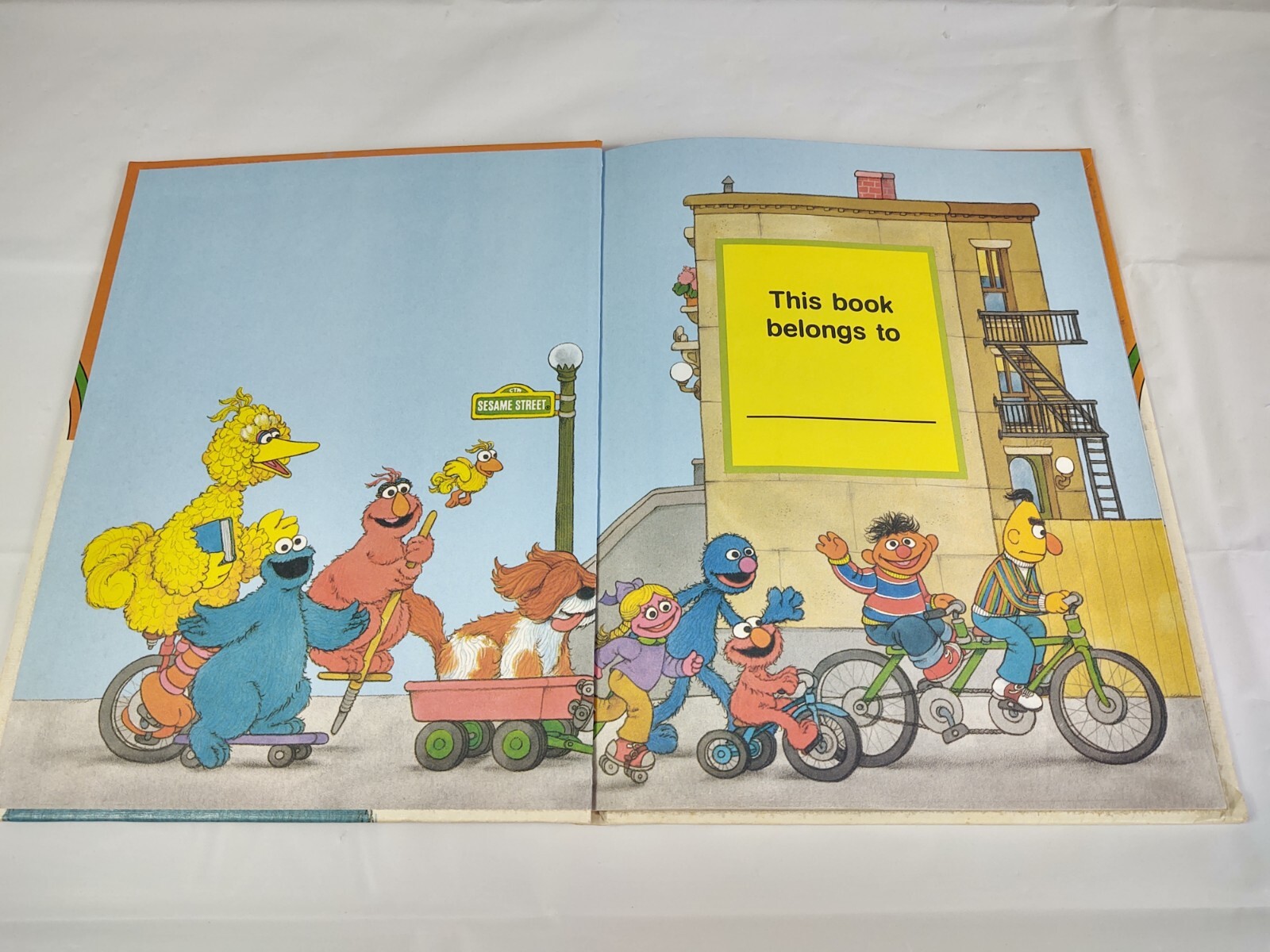 Vtg 89 On My Way With Sesame Street Volume 3 Getting Ready For School Book CTW