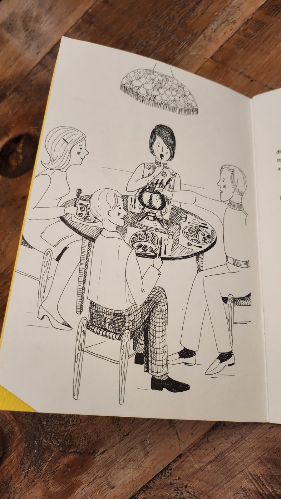 Fondue Cook-In 1968 Potpourri Press Rebecca Crutchfield Booklet Pamphlet 16 Page