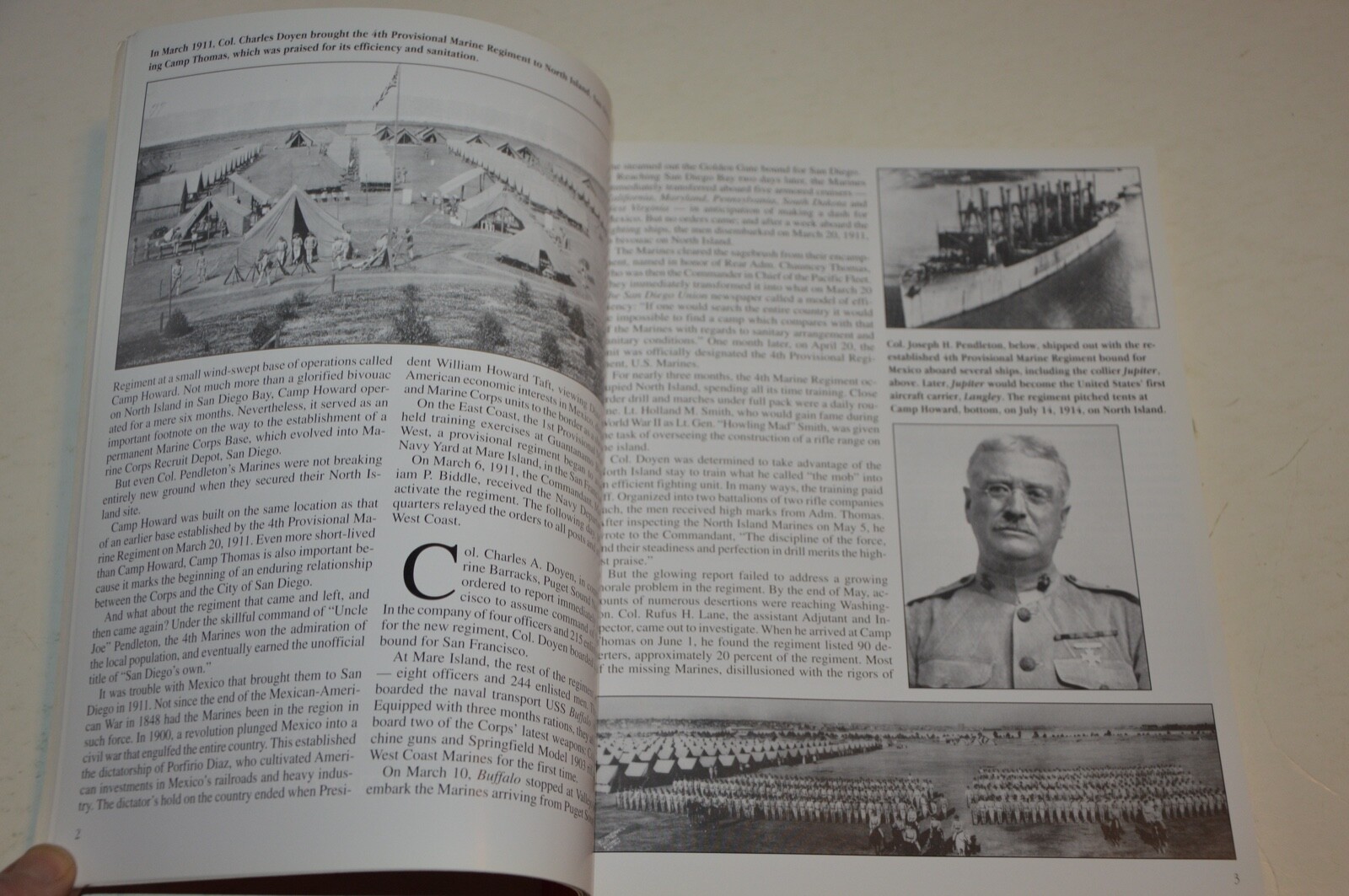 History Of Marine Corps Recruit Depot San Diego SIGNED GENERAL CHARLES C. KRULAK