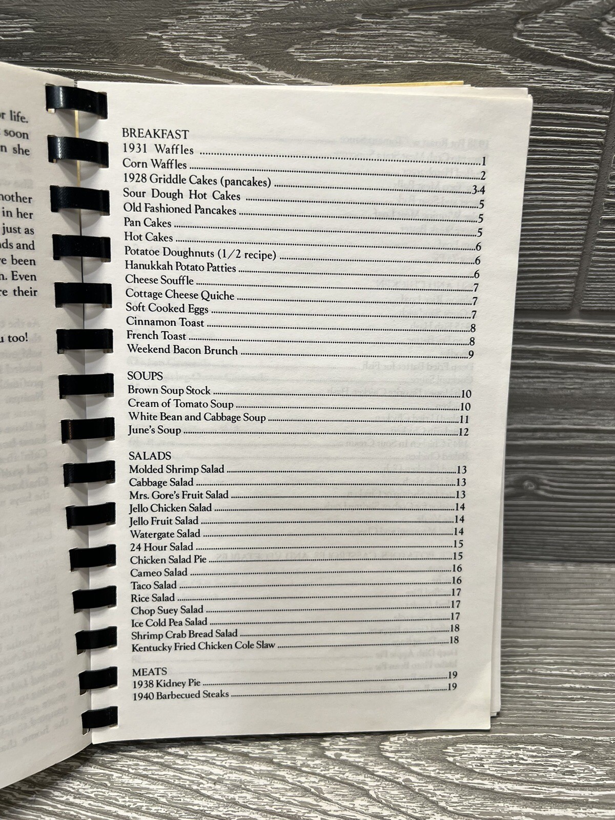 Kitchens Of Yesterday Vintage 1997 Cookbook Softcover Spiral Binding 231 Pages