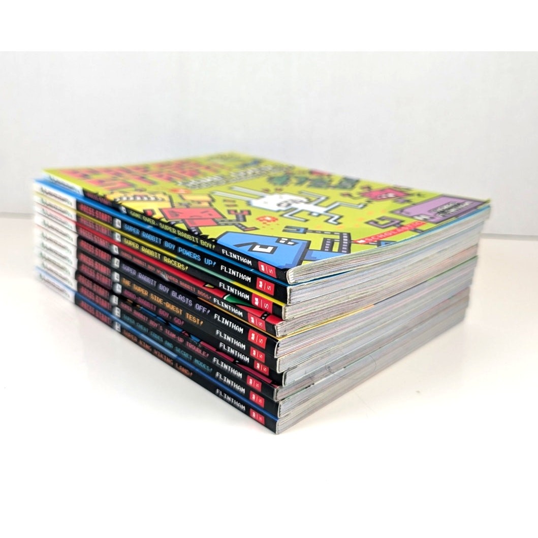 Lot of 10 PRESS START! Books Series by Thomas Flintham Early Chapter BRANCHES