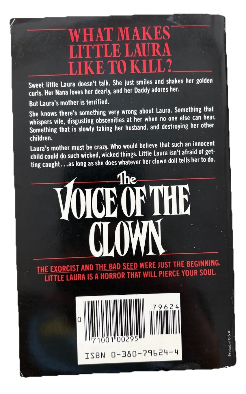 Voice of the Clown by Brenda B. Canary (1982, Trade Paperback)-RARE COLLECTIBLE