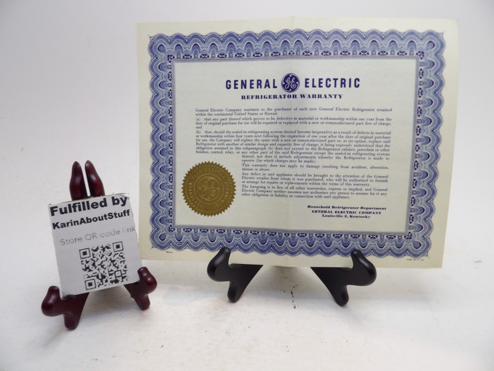 Get Acquainted with your New General Electric Ref. Freezer Combin LH-121 LM-100L
