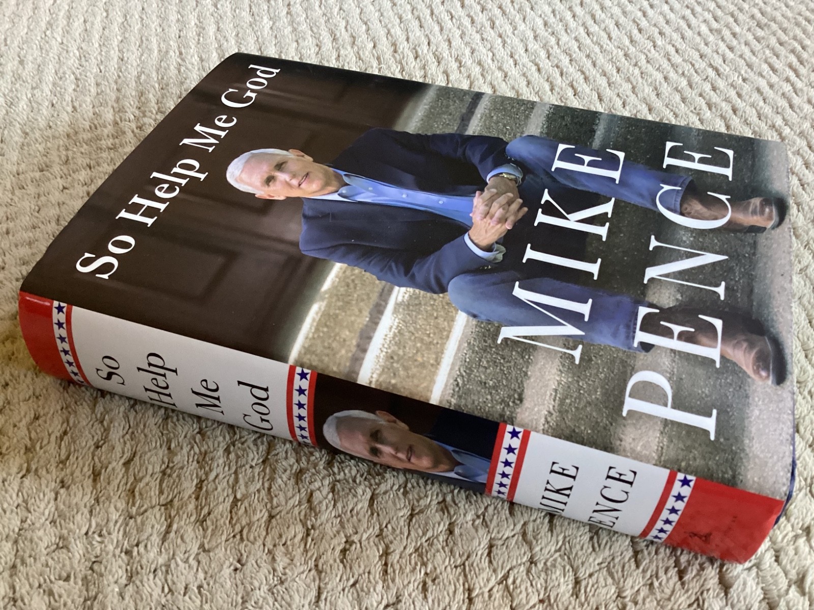 *Signed* So Help Me God by Mike Pence (2022, Hardcover) VP US Politics