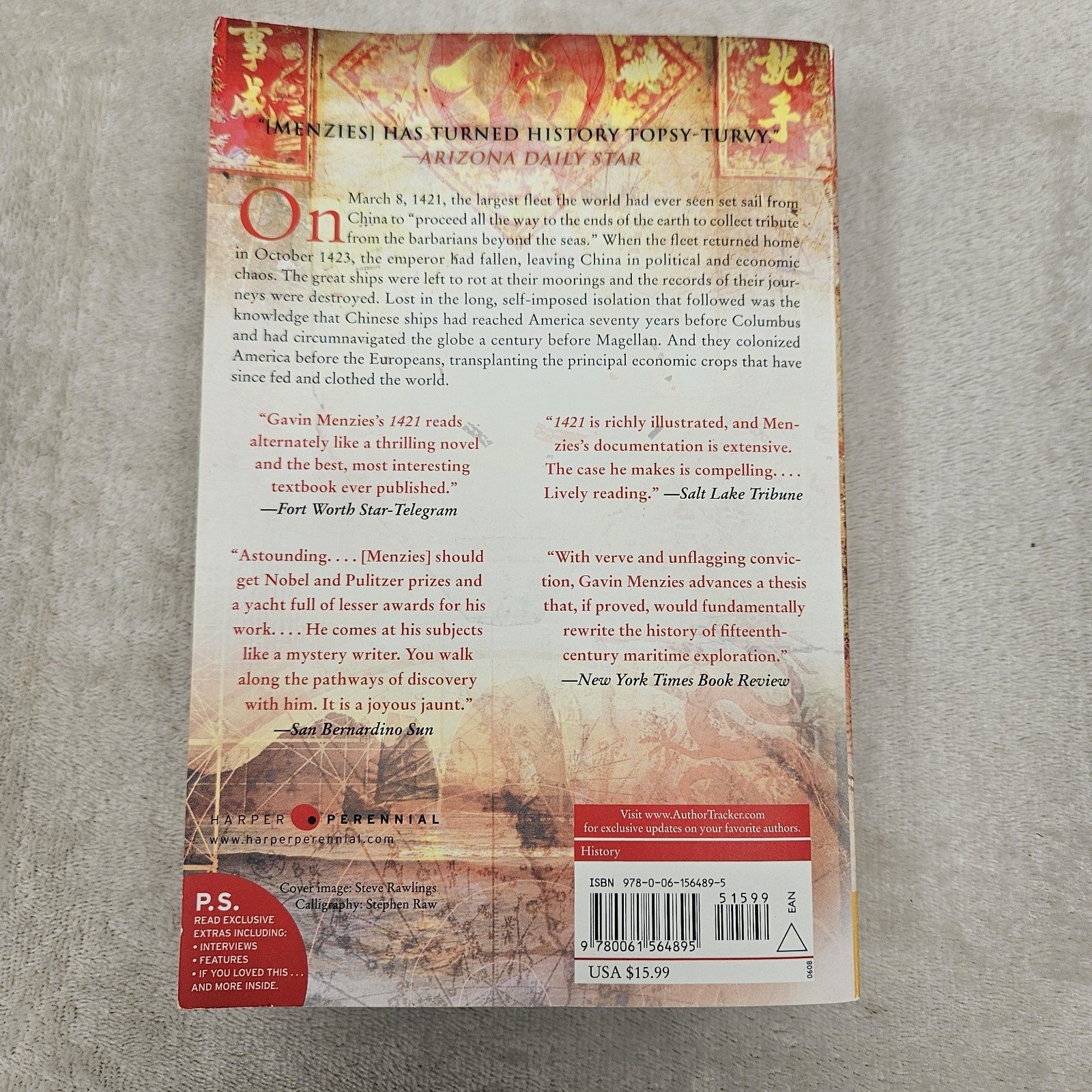 1421 The Year China Discovered America Gavin Menzies Harper Perennial Paperback