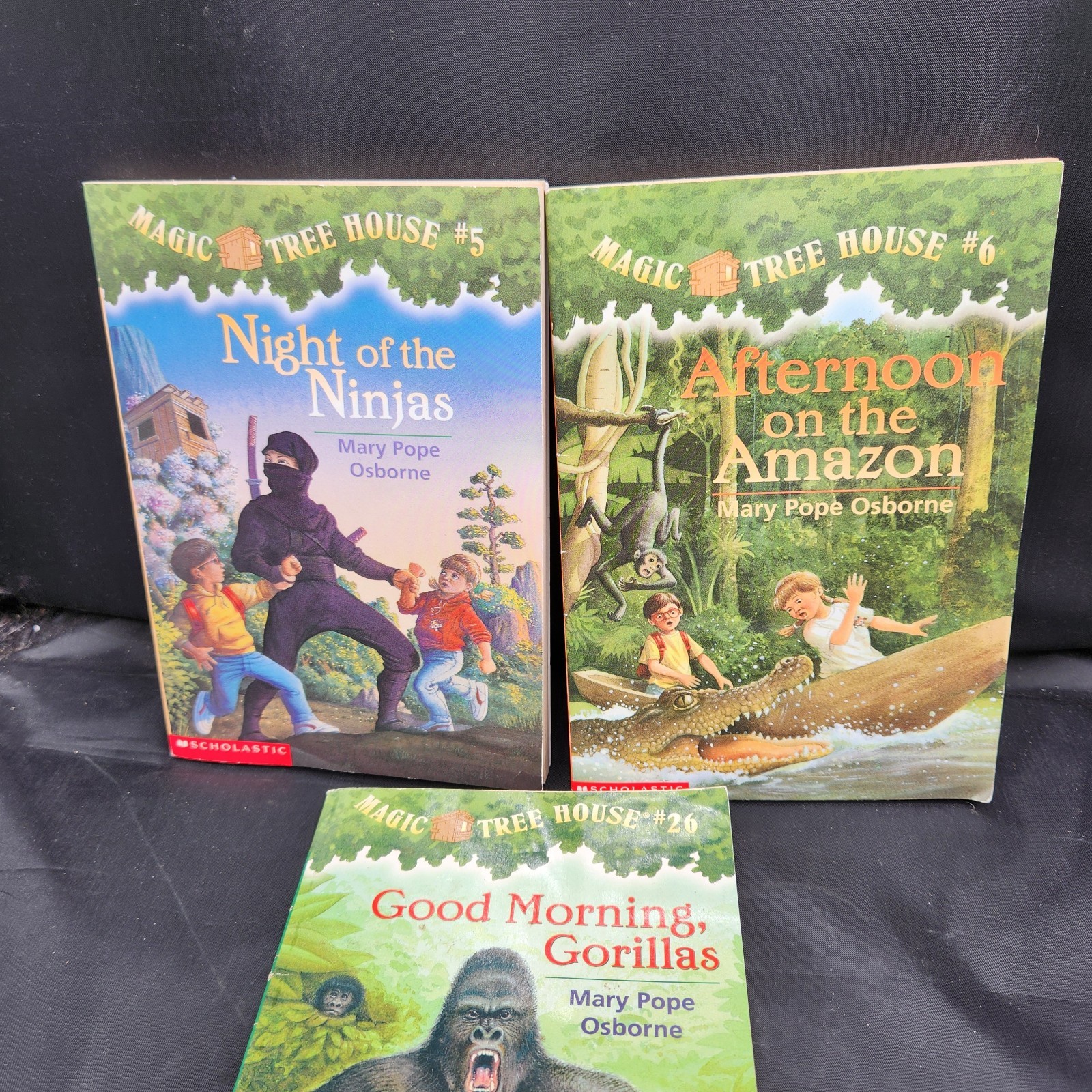 Magic Tree House Osbourne Good Morning Gorillas Night Ninjas Afternoon Amazon