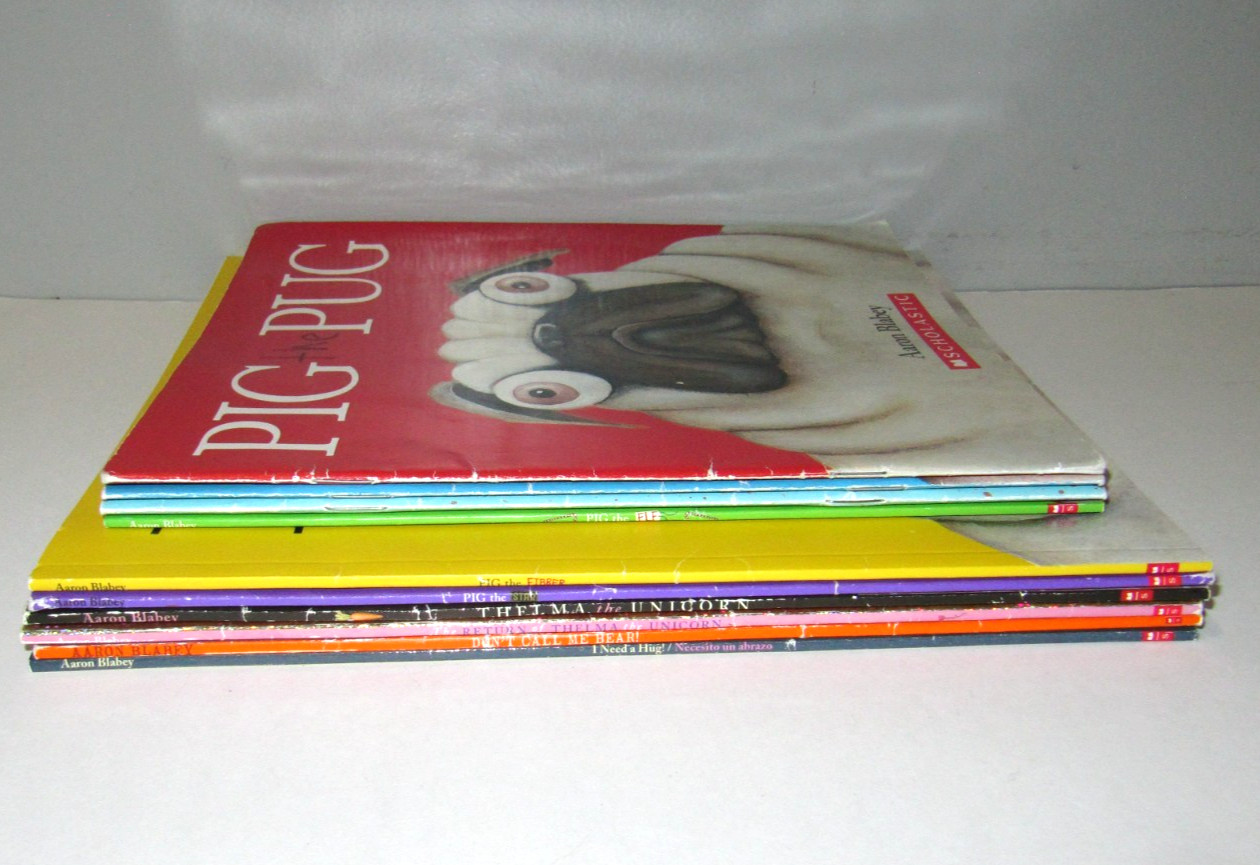 Lot of 10 children’s picture books by Aaron Blabey TPB Pig the Pug, Thelma, …