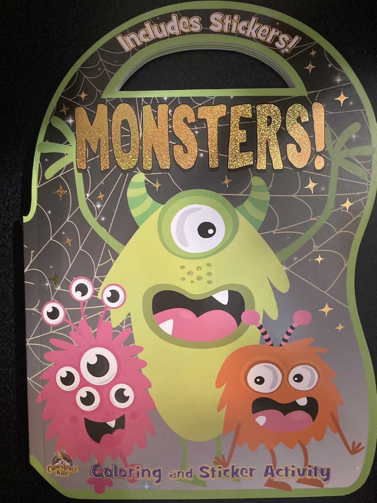 ‘Monsters!’ Coloring and Sticker Activity Book – Includes Stickers