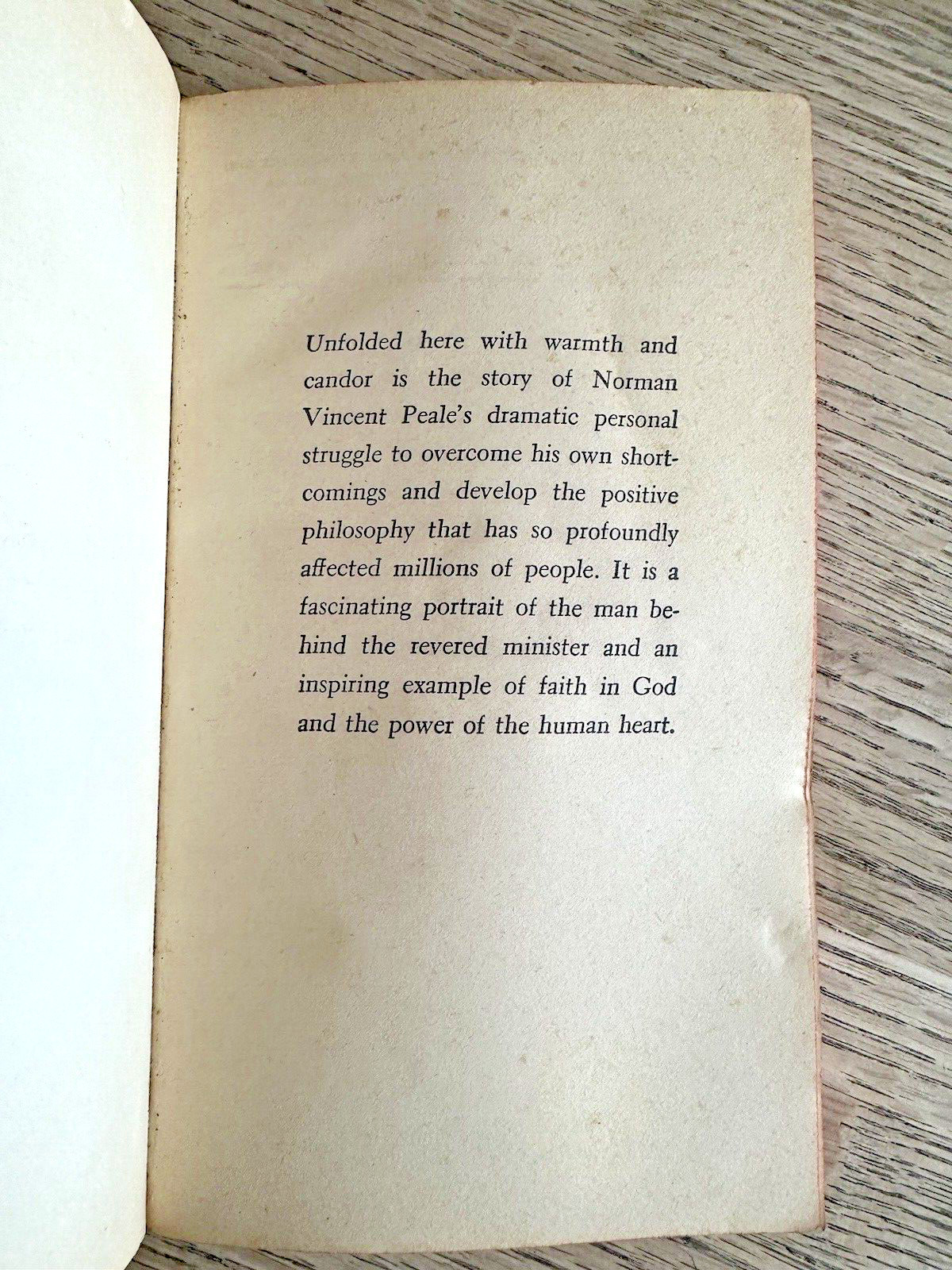 Vintage Paperback Norman Vincent Peale Minister to Millions By Arthur Gordon