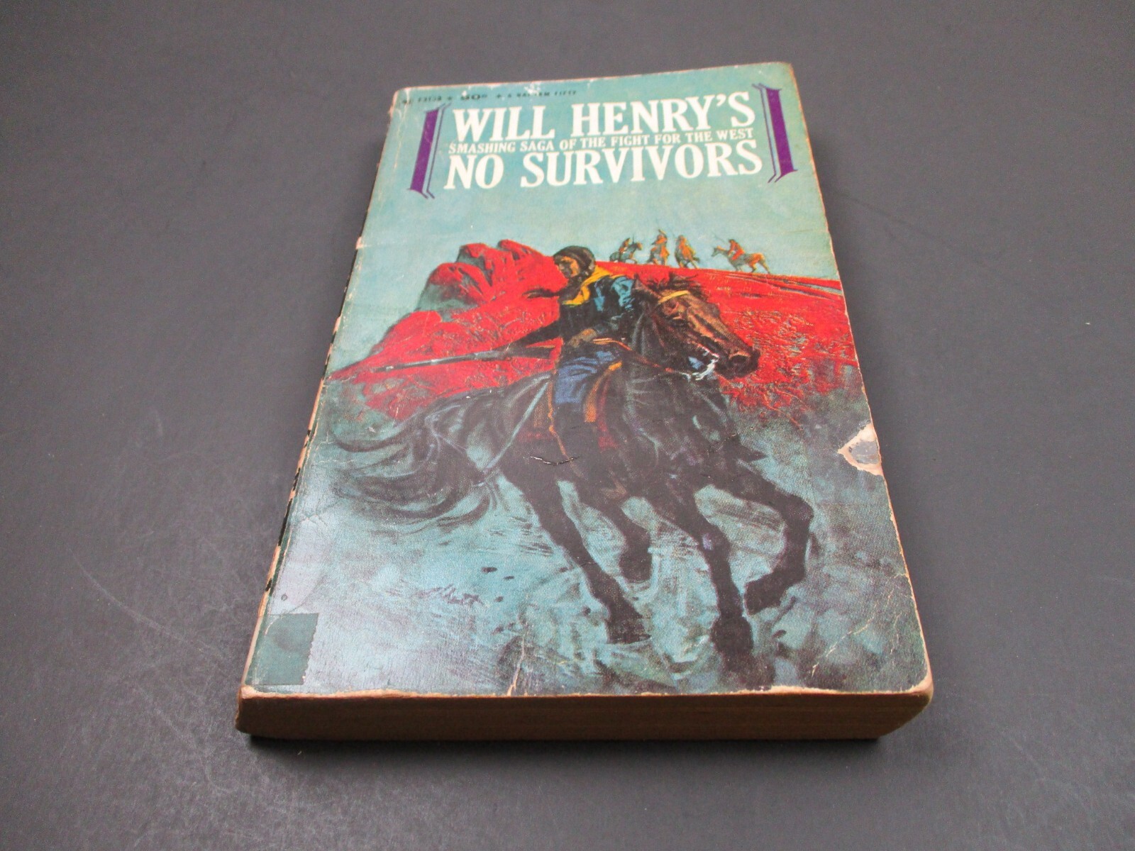 No Survivors by Will Henry Bantam Books 2nd Printing 1963 Paperback PB Western