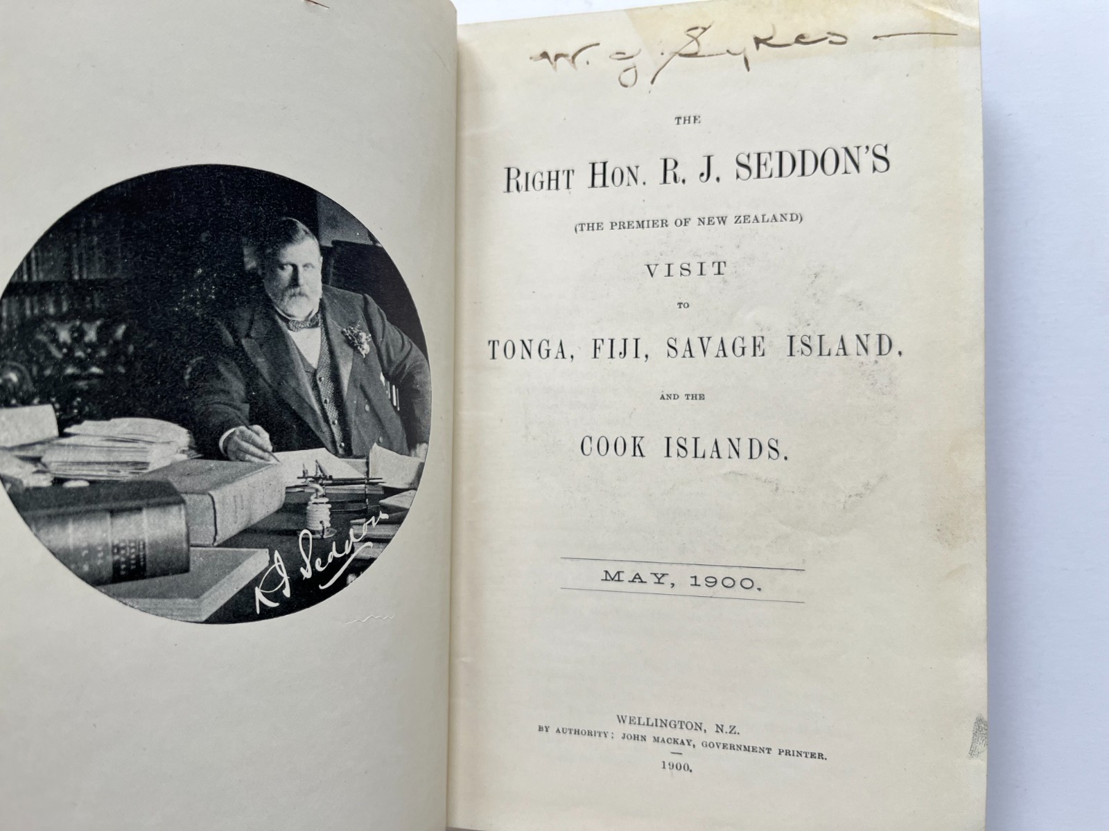 1900 Right Hon. R. J. Seddon’s Visit to Tonga, Fiji, the Savage & Cook islands