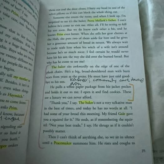 Hunger Games (Book One) by Suzanne Collins (2010, Annotated Paperback)