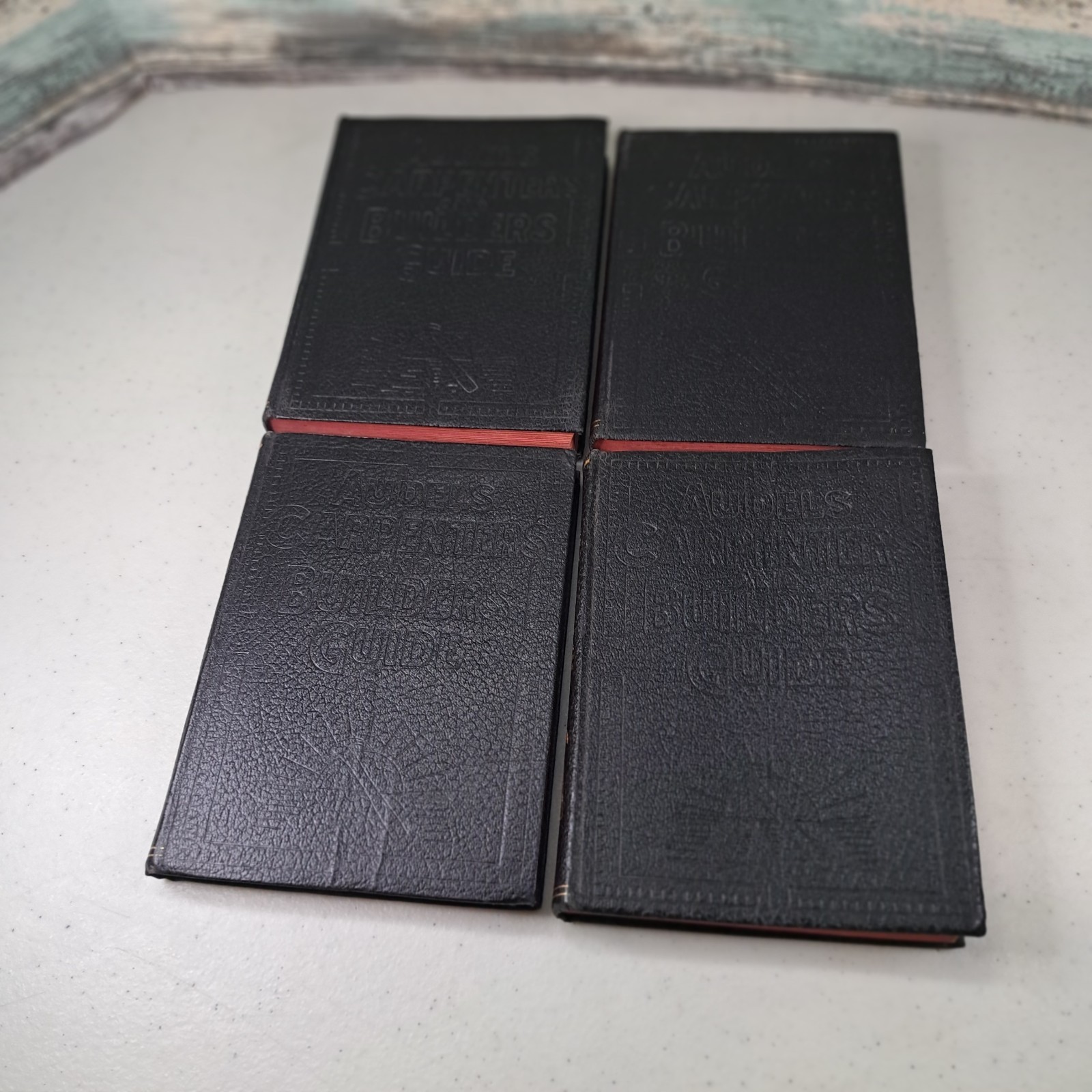 Audels Carpenters And Builders Guide Vol 1 – 4 Complete Set 1948 1949 Printing