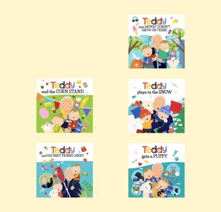 New Teddy Vol. 2 5-Book Illustrated Box Set Picture Books Ryan Cohen